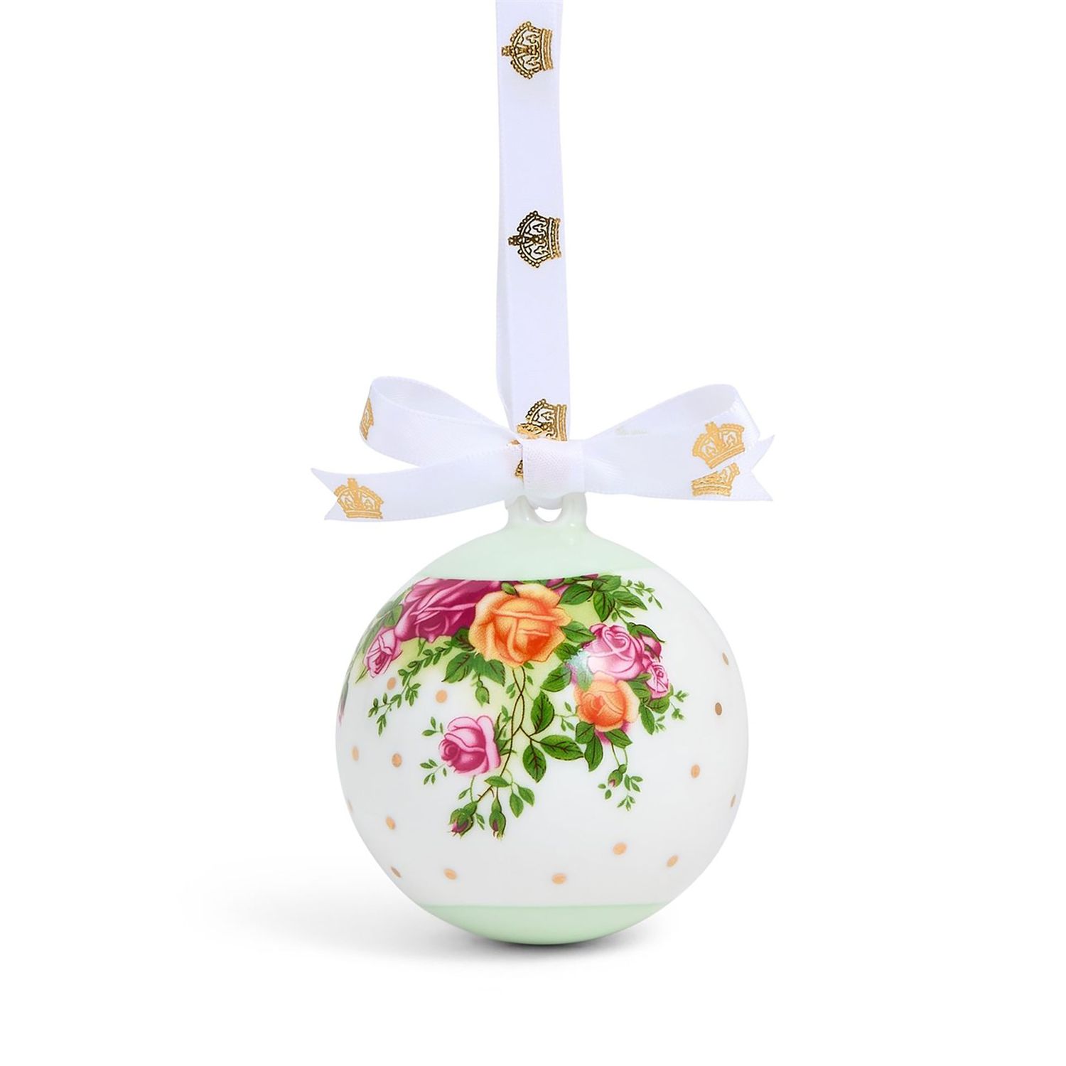 Royal Albert Old Country Roses Christmas Hanging Ornament Bauble, MPN: 1079433, UPC: 701587491570
