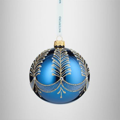 Waterford Holiday Heirlooms Blue bauble ornament, MPN: 1080346, UPC: 701587493000