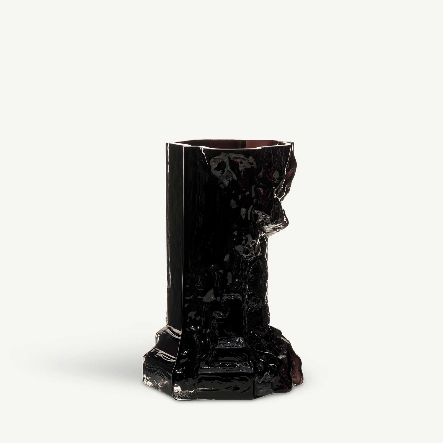 Kosta Boda Rocky Baroque Vase Black Small 7042524, 7321646119622