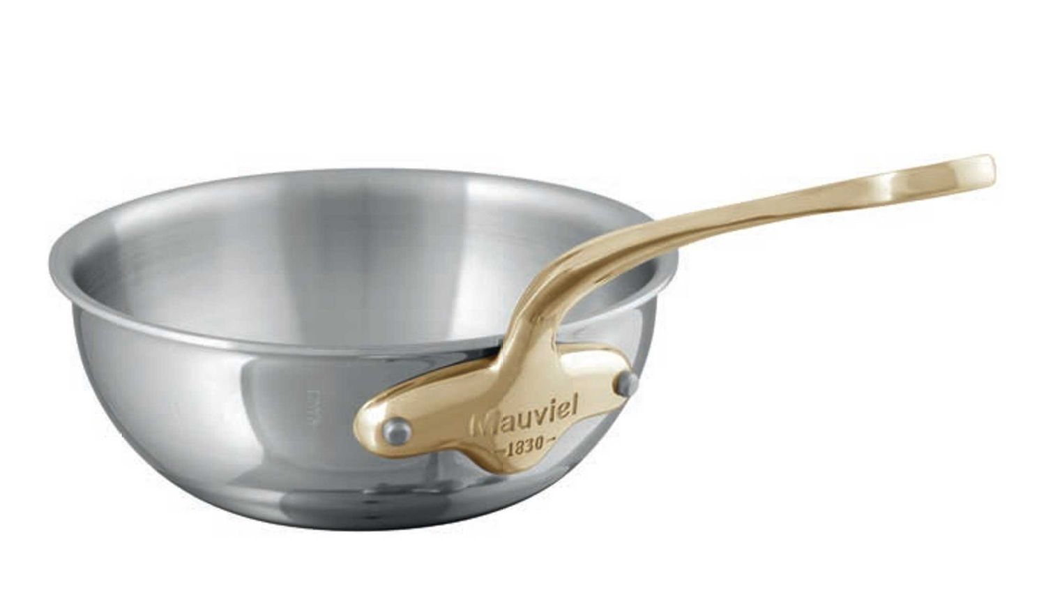 Mauviel M-Cook B Curved Splayed Sautepan with Loop 6 1/4 Inch 351217, 3574903512177