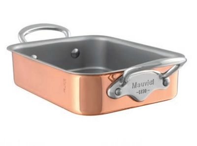 Mauviel M-Minis Roasting Pan 7.1 x 5.5 Inch 610918, 3574906109183