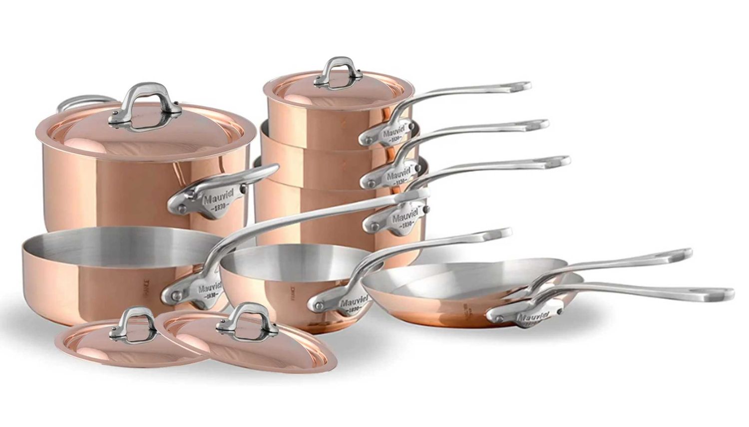 Mauviel M-150S 12 Piece Cookware Set 610045,