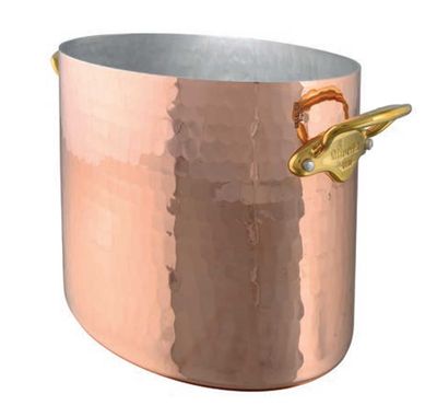 Mauviel M-30 Copper Oval Champagne Bucket 10 1/7 Inch 270701, 3574902707017