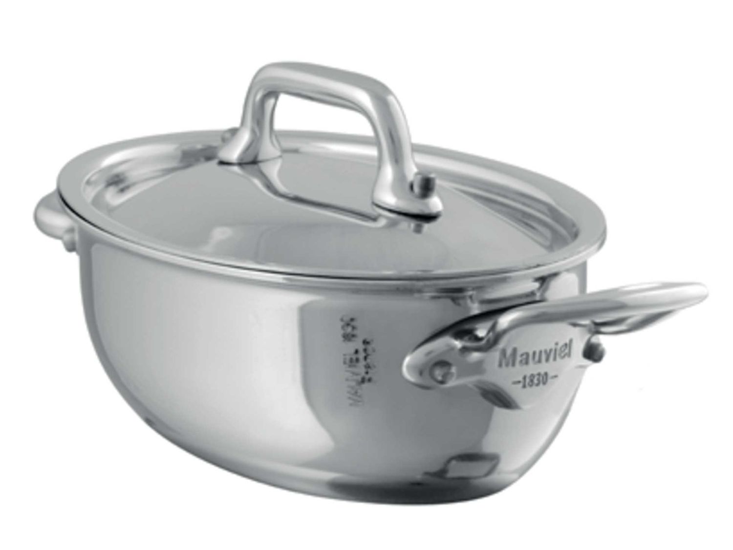 Mauviel M-Minis Oval Cocotte with Loop 4 2/3 Inch 513313, 3574905133134