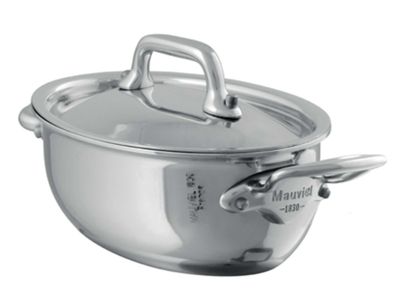 Mauviel M-Minis Oval Cocotte with Loop 4 2/3 Inch 513313, 3574905133134