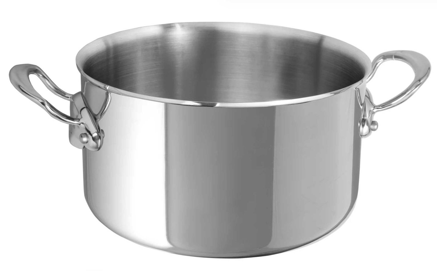 Mauviel M-COOK 5 Mcook 5-Ply Stewpan Cast Stainless Steel Handles 6.2-Qt 523124, 3574905231243