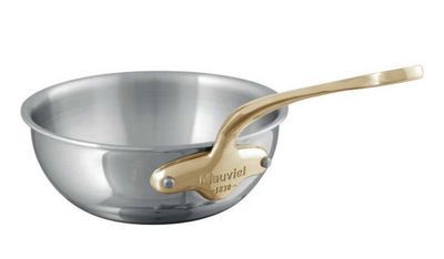 Mauviel M-Cook B Curved Splayed Sautepan 6 1/4 Inch 351216, 3574903512160