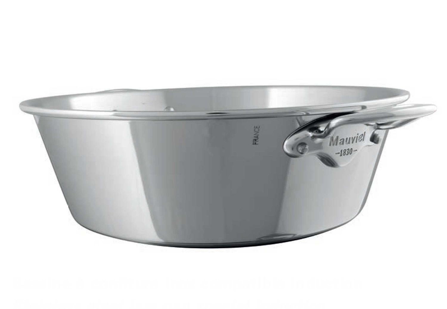 Mauviel M-Passion Stainless Steel Jam Pan 14 Inch 524536, 3574905245363