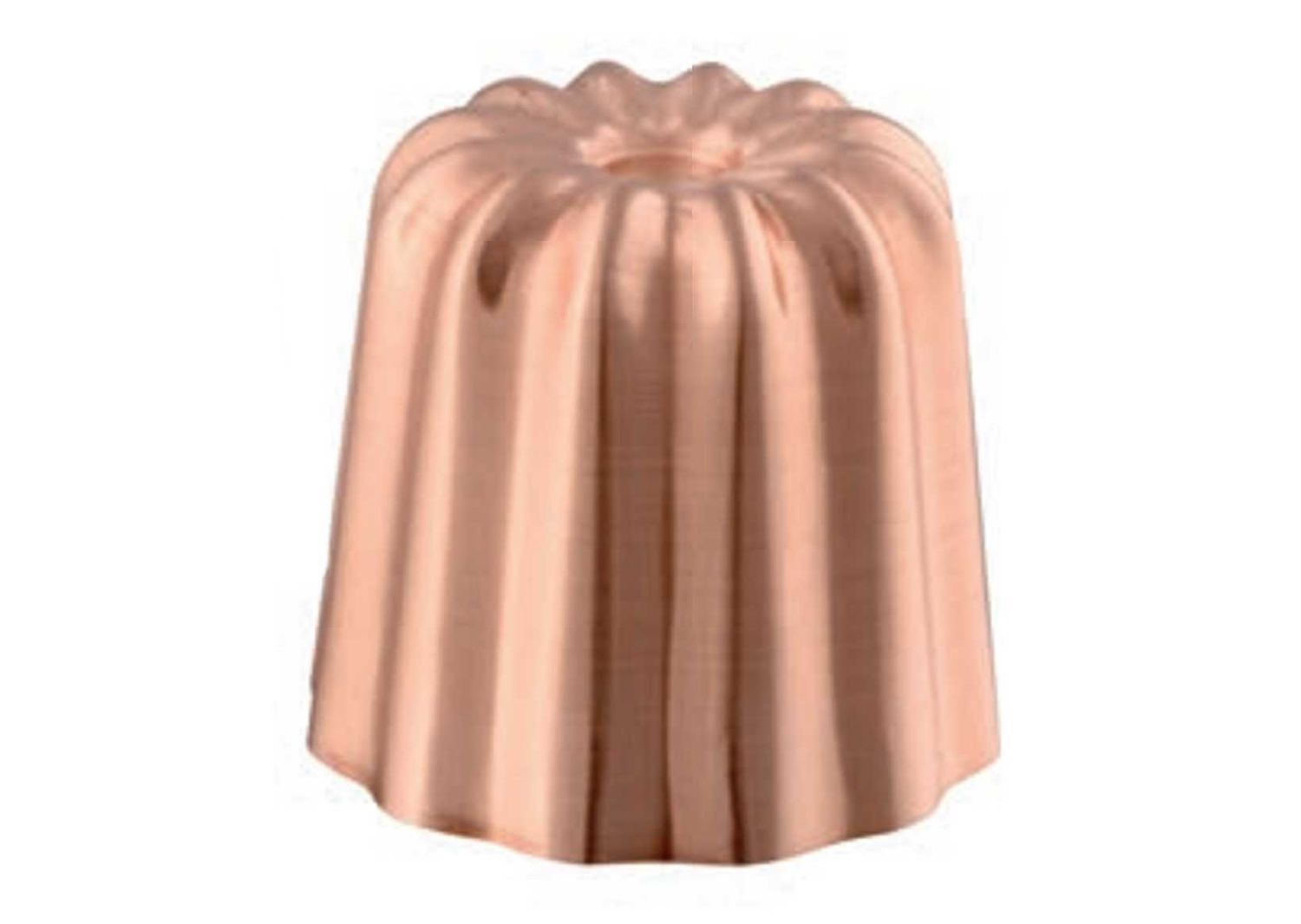 Mauviel M-Passion Copper Tinned Canele Mold 1 3/4 Inch 418045, 3574904180450