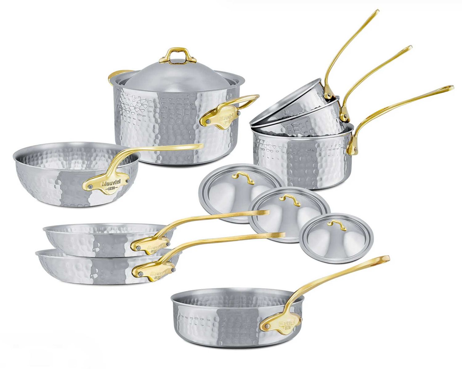 Mauviel M-Elite B 12 Piece Cookware Set 357011,