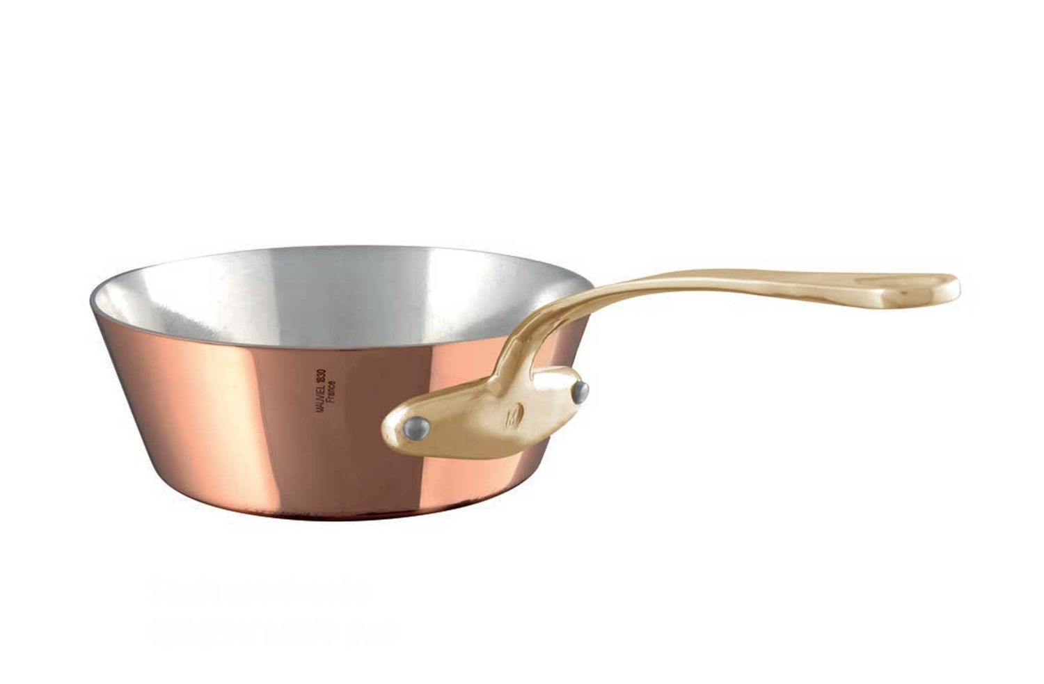 Mauviel M-200 B Splayed Sautepan 9 1/3 Inch 682324, 3574906823249