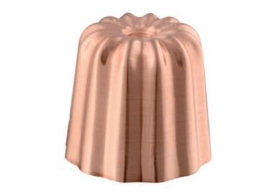 Mauviel M-Passion Copper Tinned Canele Mold 2 1/7 Inch 418055, 3574904180559