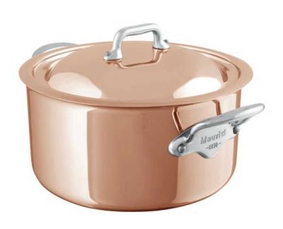 Mauviel M-6 S Cocotte with Loop 9 1/3 Inch 53125, 3574900531256