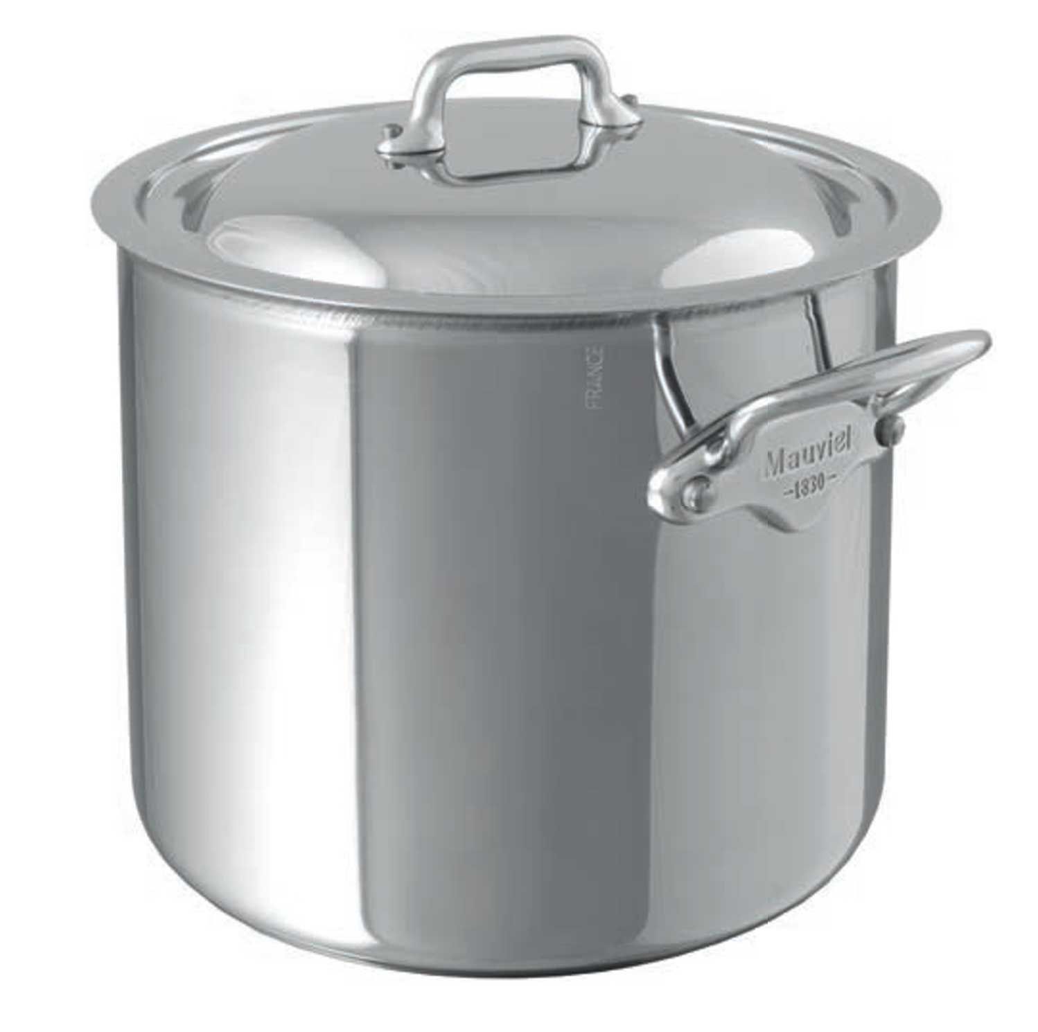 Mauviel M-Cook Stockpot with Loop 9 1/3 Inch 523225, 3574905232257