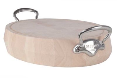 Mauviel Savoir Vivre Chopping Block with Cast Stainless Steel Handles 17-In 17 Inch 721245, 3574907…