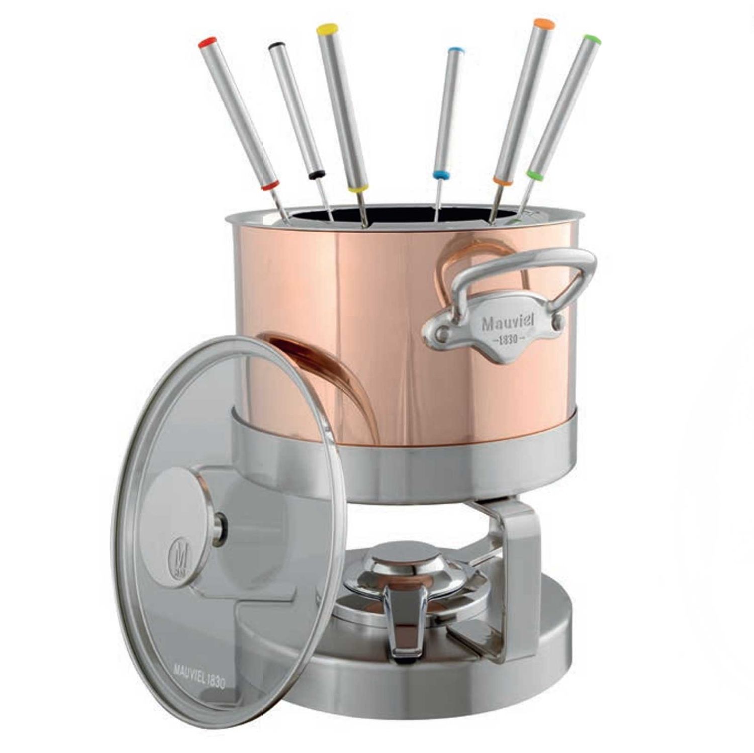 Mauviel Service en salle Fondue Pot 7 Inch 610618, 3574906106182