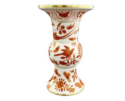 Mottahedeh Sacred Bird &amp; Butterfly Shang Vase HC619
