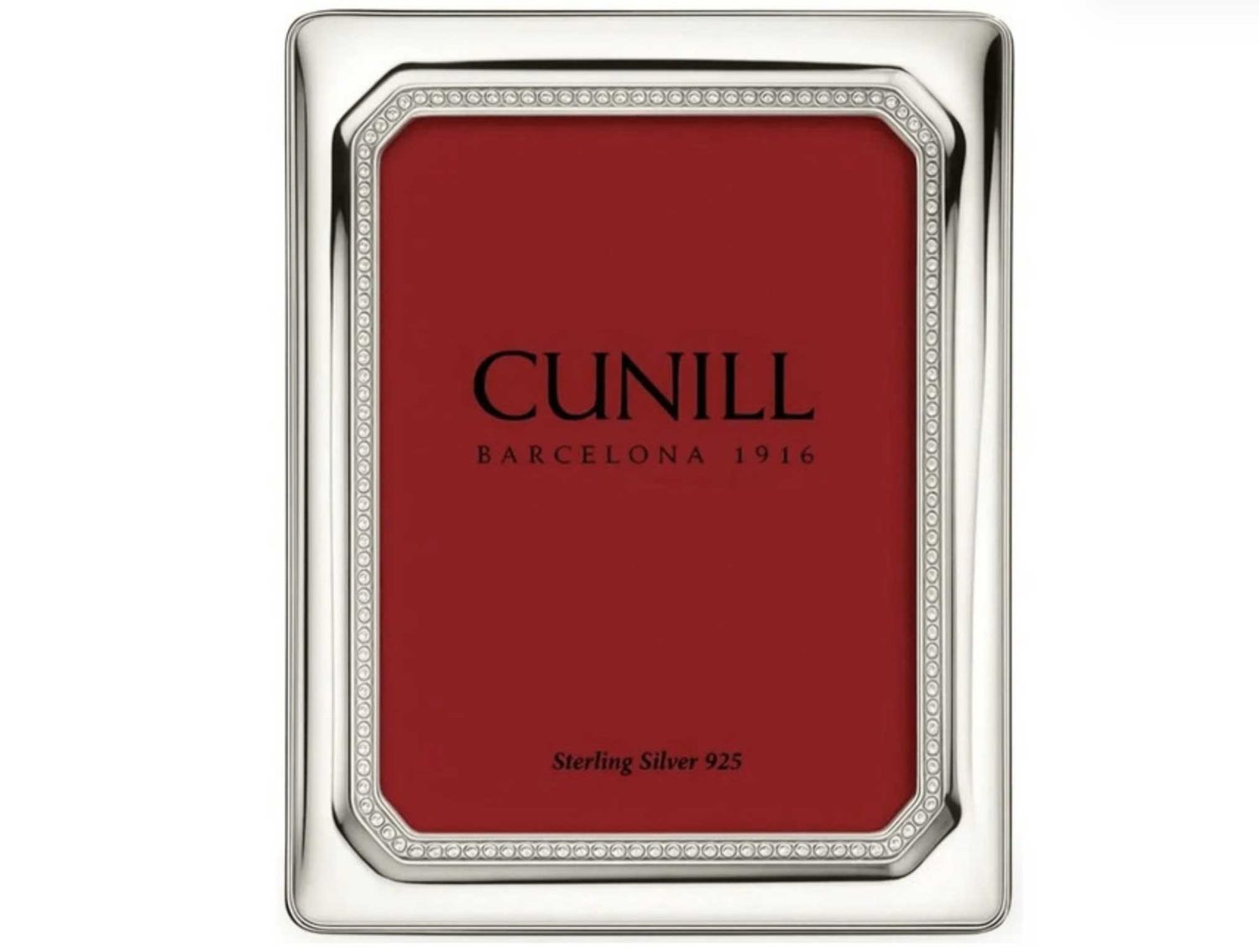 Cunill America Roma 5 x 7 Inch Picture Frame .925 Sterling, MPN: 1757