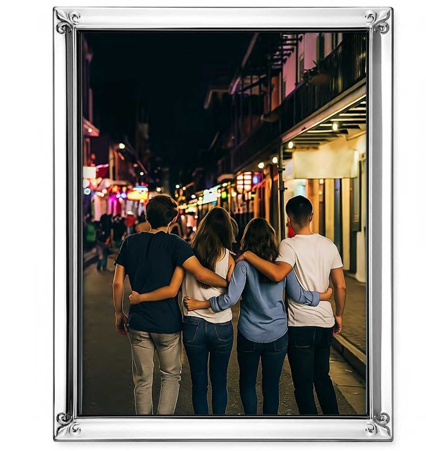 Cunill America Fleur De Lis 4 x 6 Inch Picture Frame .925 Sterling, MPN: 80646