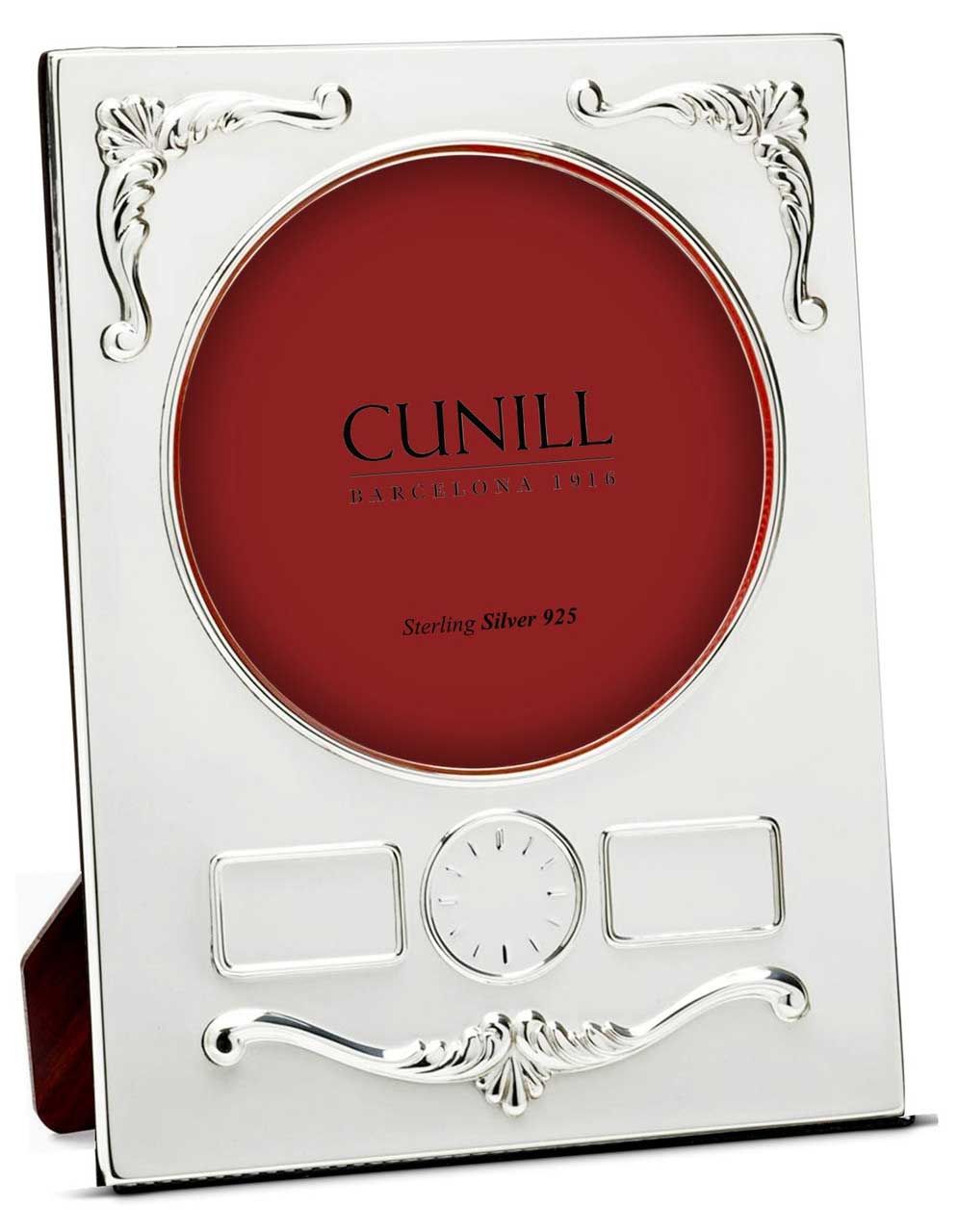 Cunill America Classic Birth Record 4 x 4 Inch Picture Frame .925 Sterling, MPN: 35544