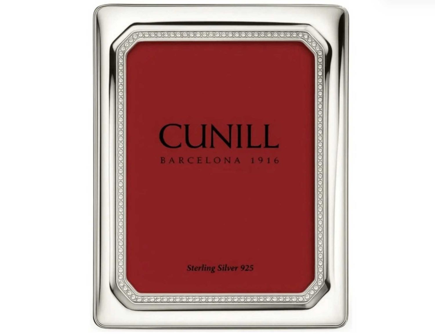 Cunill America Roma 4 x 6 Inch Picture Frame .925 Sterling, MPN: 1746