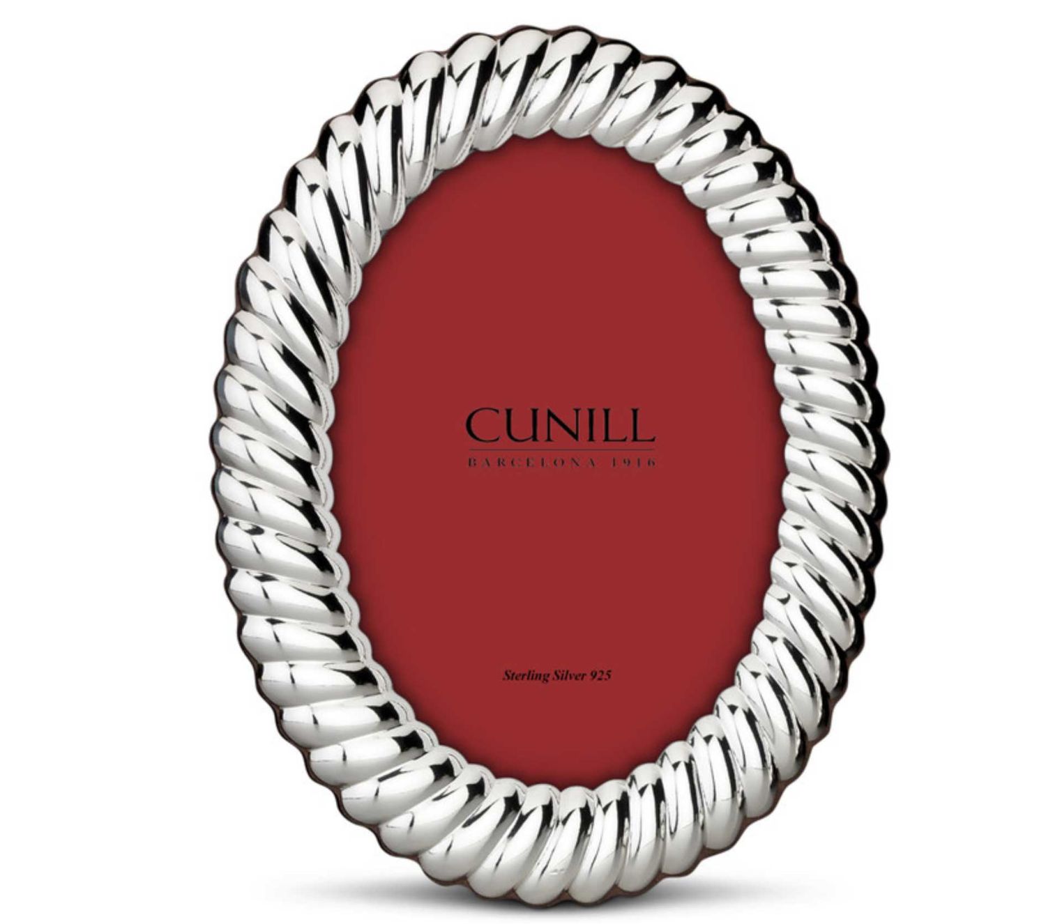 Cunill America Shell Oval 7.5x9.5 Picture Frame .925 Sterling, MPN: 97779