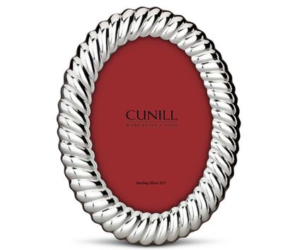 Cunill America Shell Oval 7.5x9.5 Picture Frame .925 Sterling, MPN: 97779