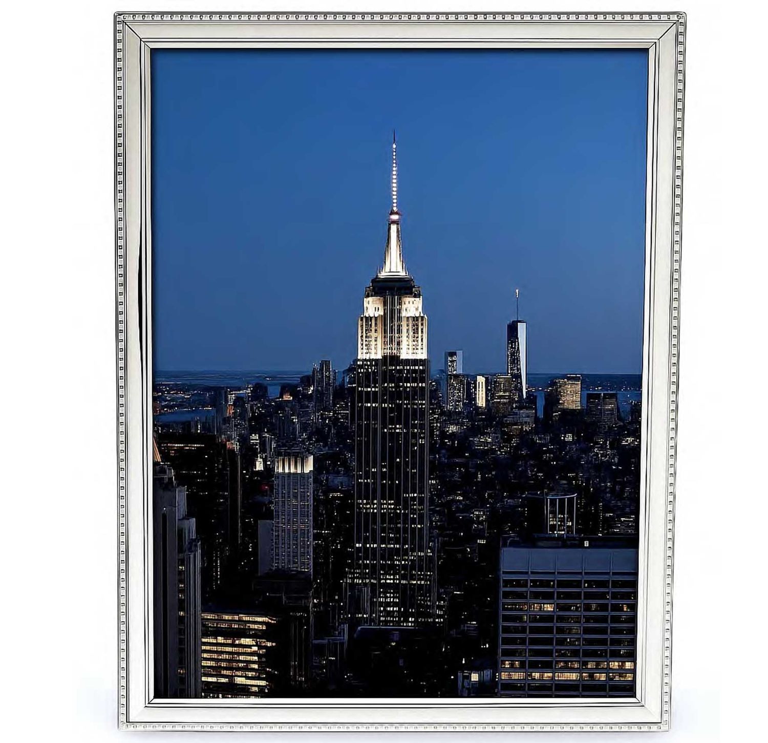 Cunill America Narrow Bead 8 x 10 Inch Picture Frame .925 Sterling, MPN: 188180