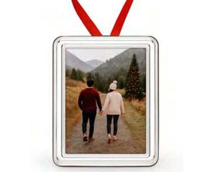Cunill America Addison 2.5 x 3.5 Inch Ornament Picture Frame with 2 Backs .925 Sterling, MPN: 84223O