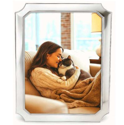Cunill America Amira 5 x 7 Inch Picture Frame .925 Sterling, MPN: 89957