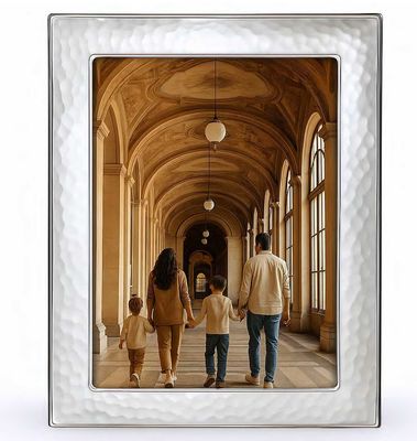 Cunill America Hammered 8 x 10 Inch Picture Frame .925 Sterling, MPN: 8880