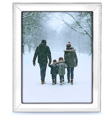 Cunill America Bead Bevel 4 x 6 Inch Picture Frame Silverplated, MPN: 189346B