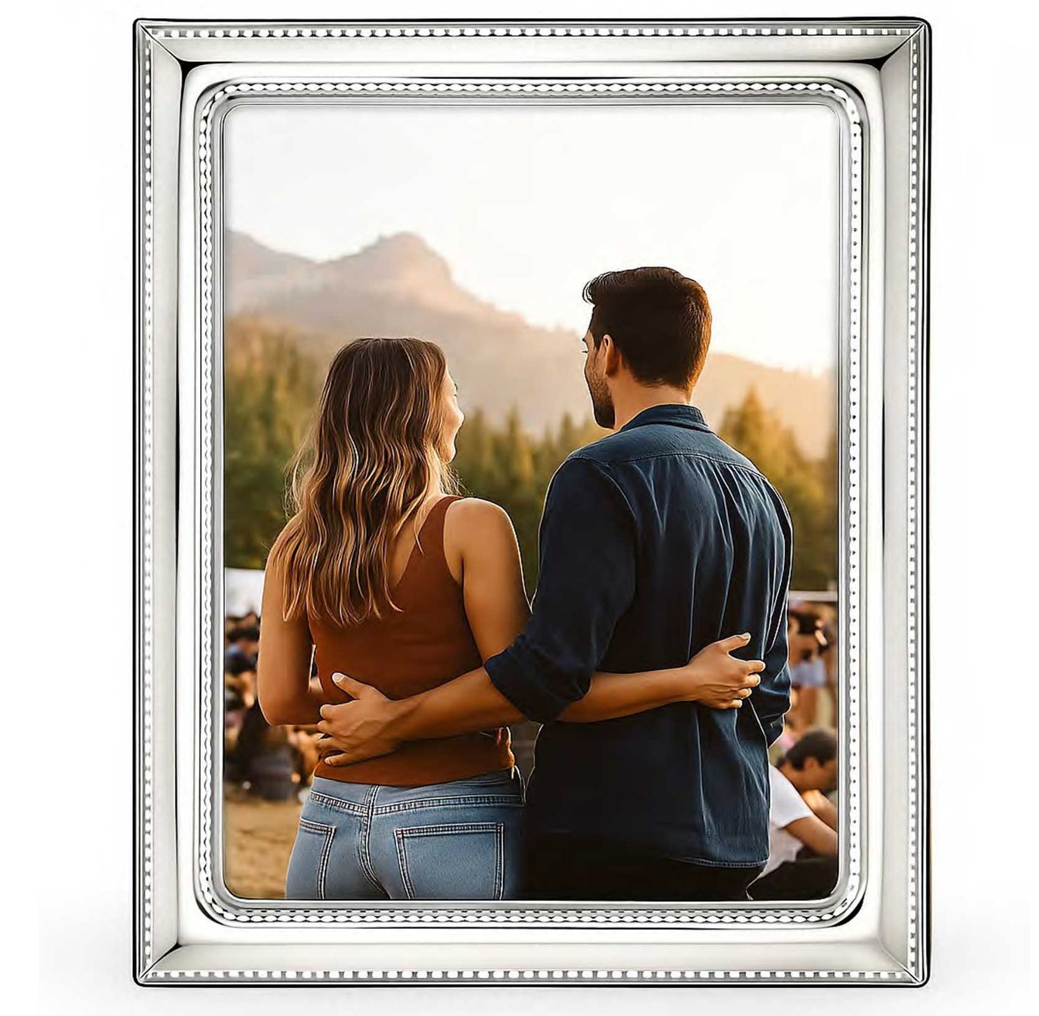 Cunill America Pearls 8 x 10 Inch Picture Frame .925 Sterling, MPN: 81480