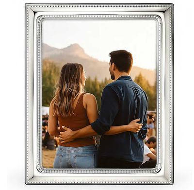 Cunill America Pearls 8 x 10 Inch Picture Frame .925 Sterling, MPN: 81480