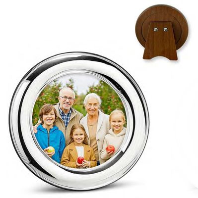 Cunill America Palacios 5 Inch Round Picture Frame .925 Sterling, MPN: 96750