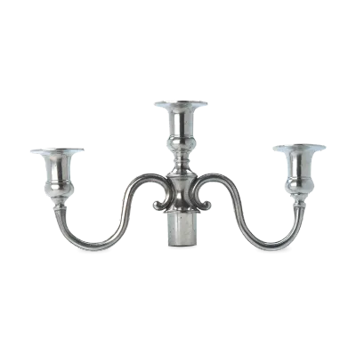 Match Pewter 3 Flame Candelabra Arms 1040.1