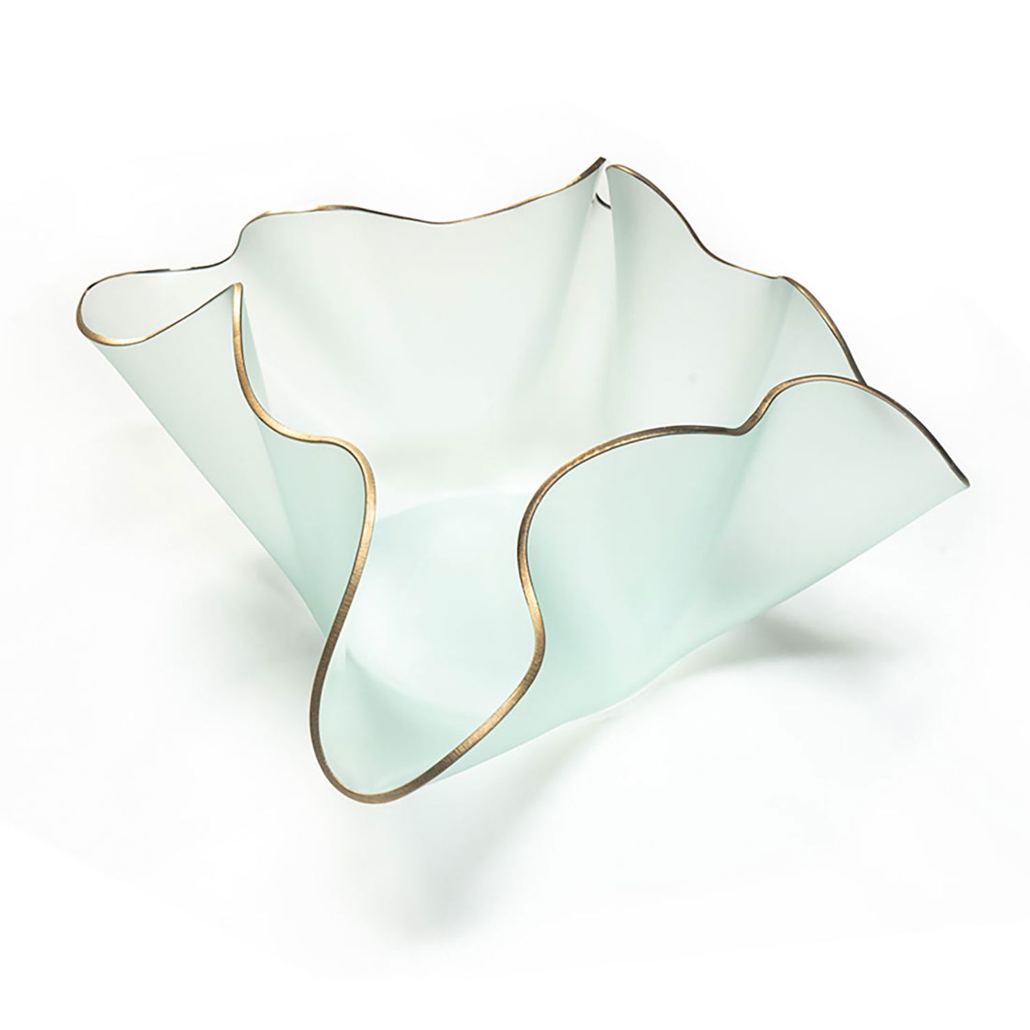 Annieglass Anemone Frosted Sculpture 15 x 14 x 7 Inch, AN101G, 690432101781