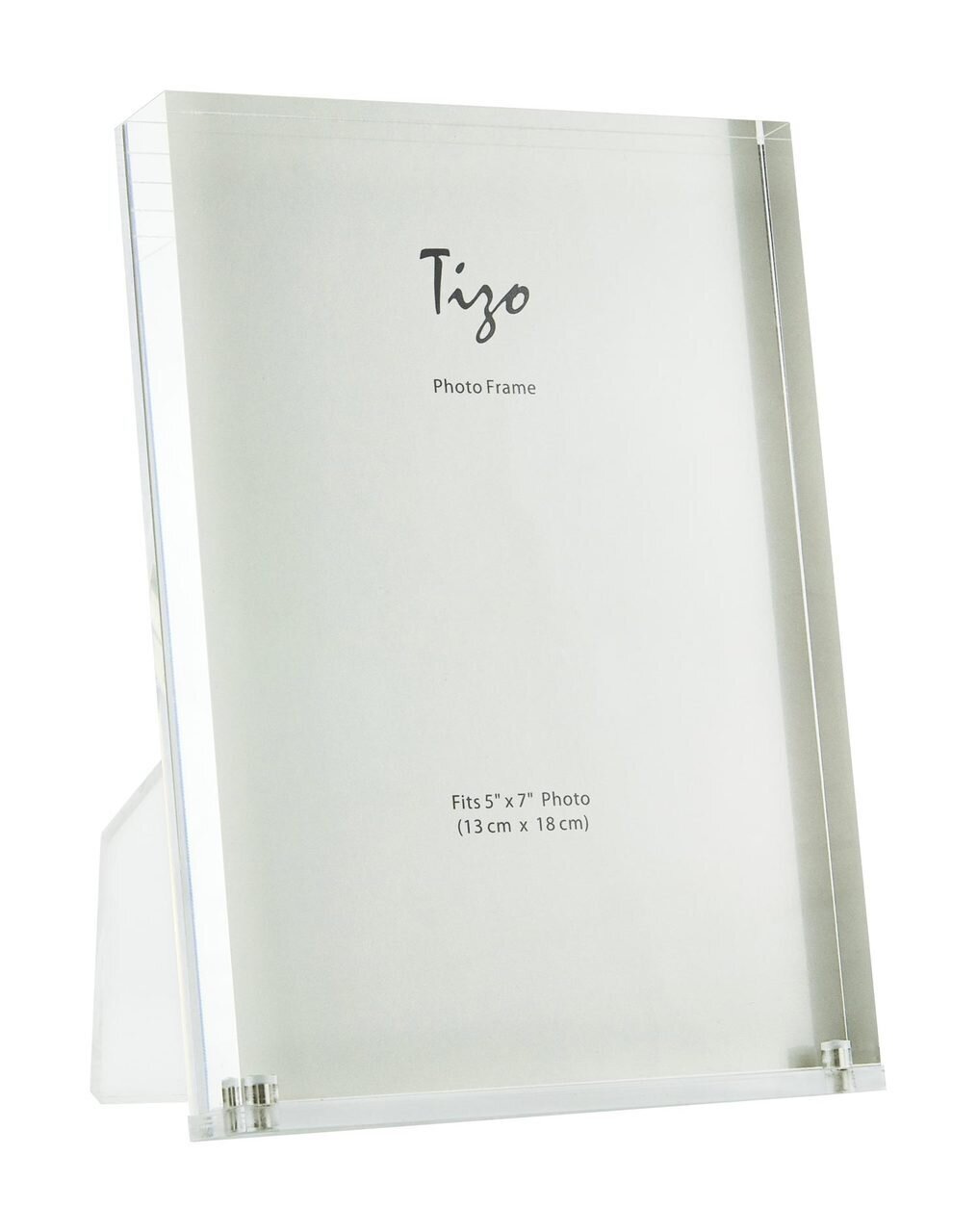 Tizo White Tick Glassy Picture Frame 4 x 6 Inch, MPN: HA158CL46,