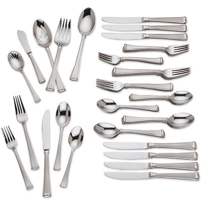 Gorham Column Frosted 45-Piece Flatware Set 846852 070357526812