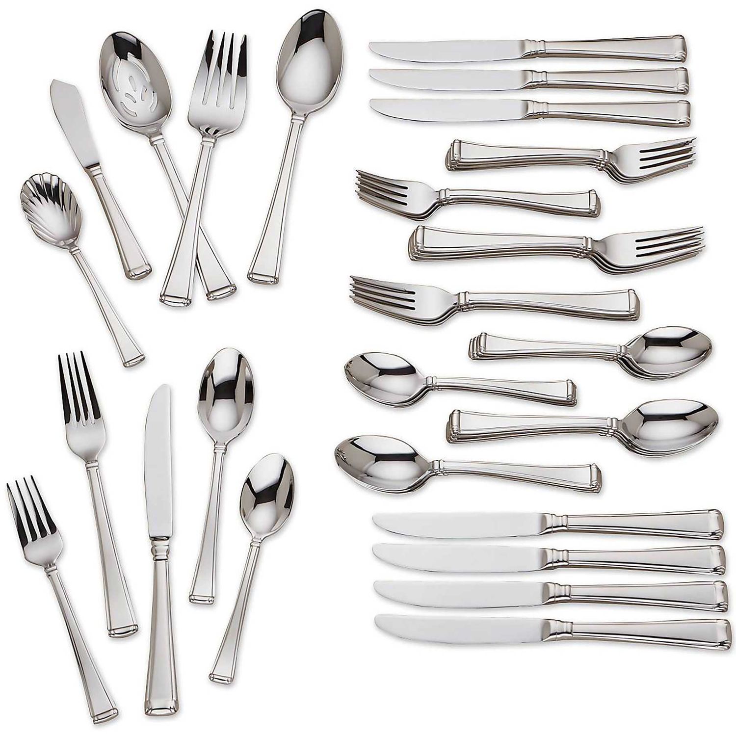 Gorham Studio 45-Piece Flatware Set 846855 070357526843