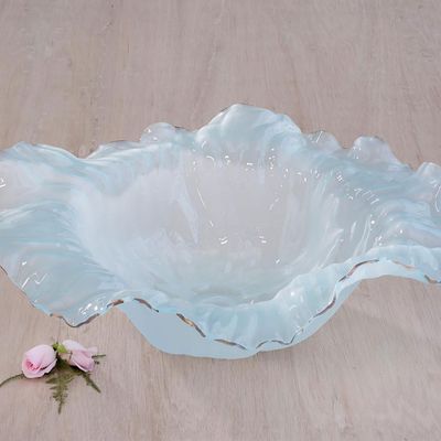 Annieglass Poppy Sculpture 22 x 25 x 9 Inch, F525G, 690432525211