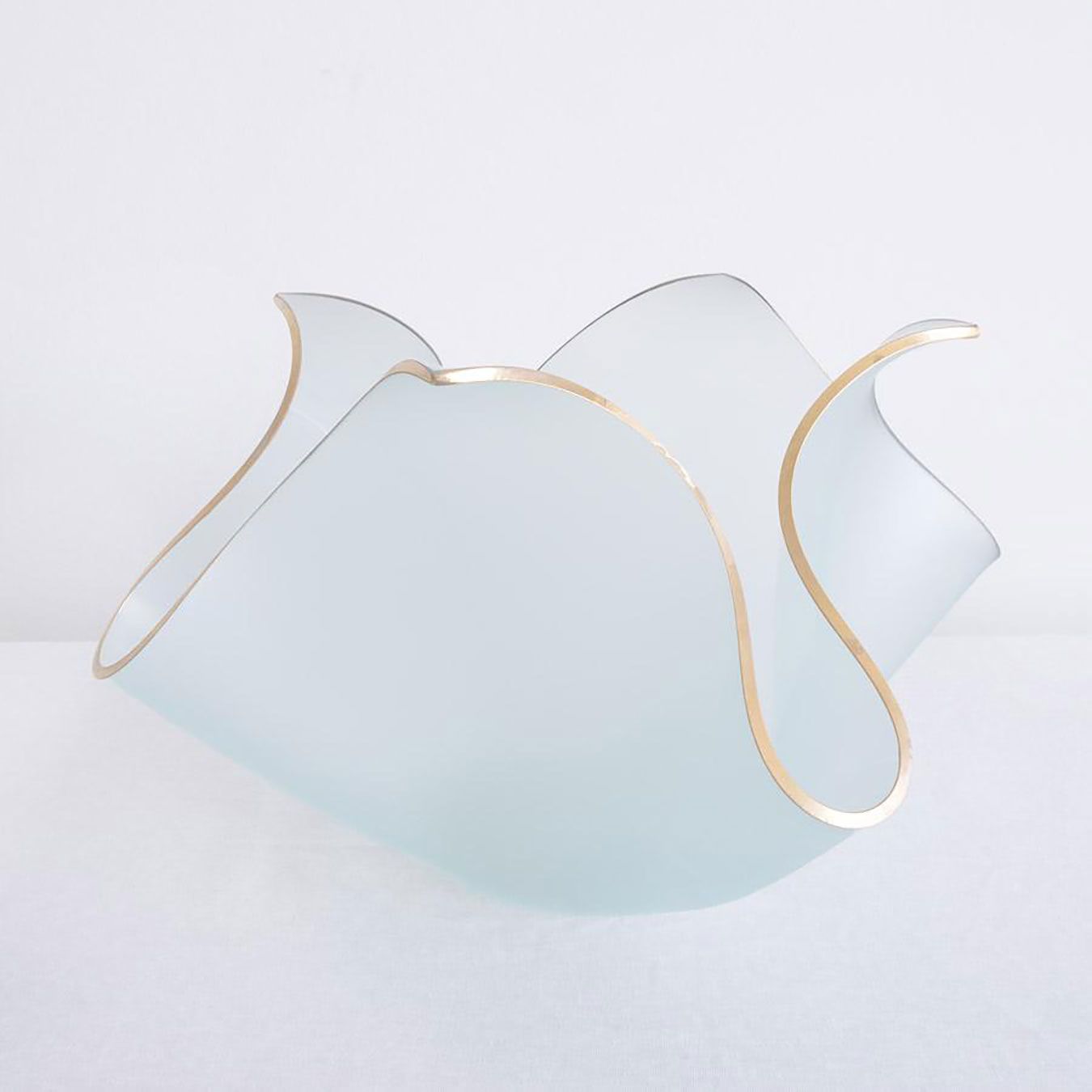 Annieglass Tulip Frosted Sculpture 15 x 8.5 Inch, TP100G, 690432100951
