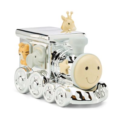 Reed and Barton Animal Train Silverplate Bank 897382 735092269973