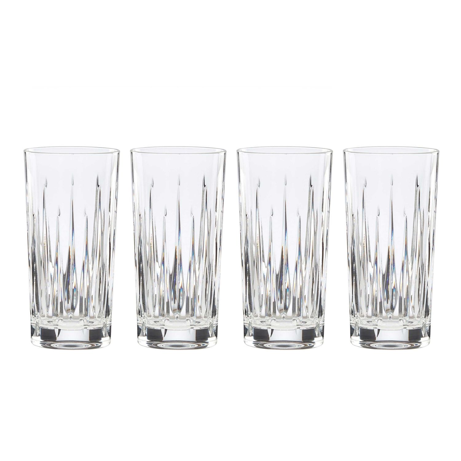 Reed and Barton Soho Crystal Highball Glasses Set of 4 895094 735092269478
