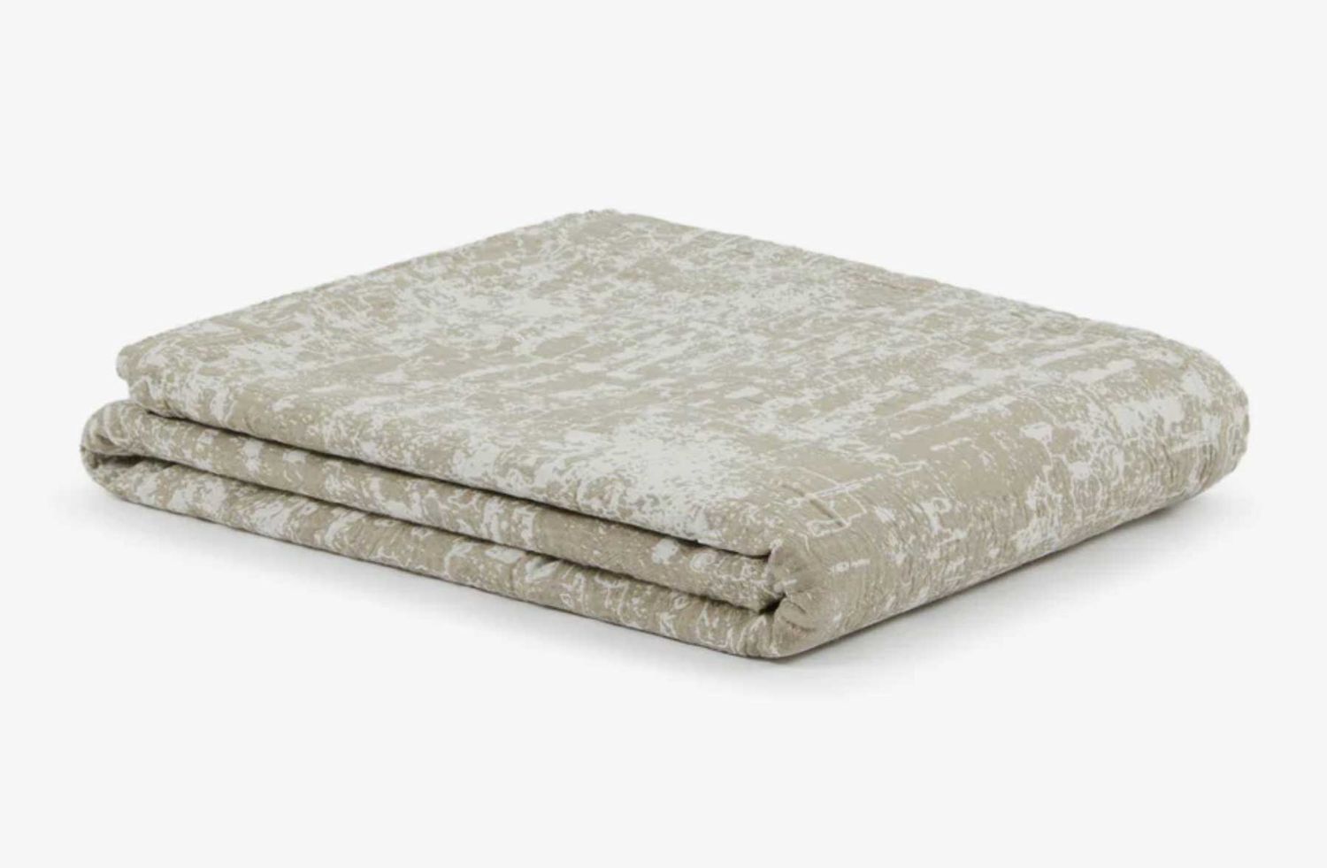 Lanerossi Sorrento Bedspread Blanket in Cotton Beige