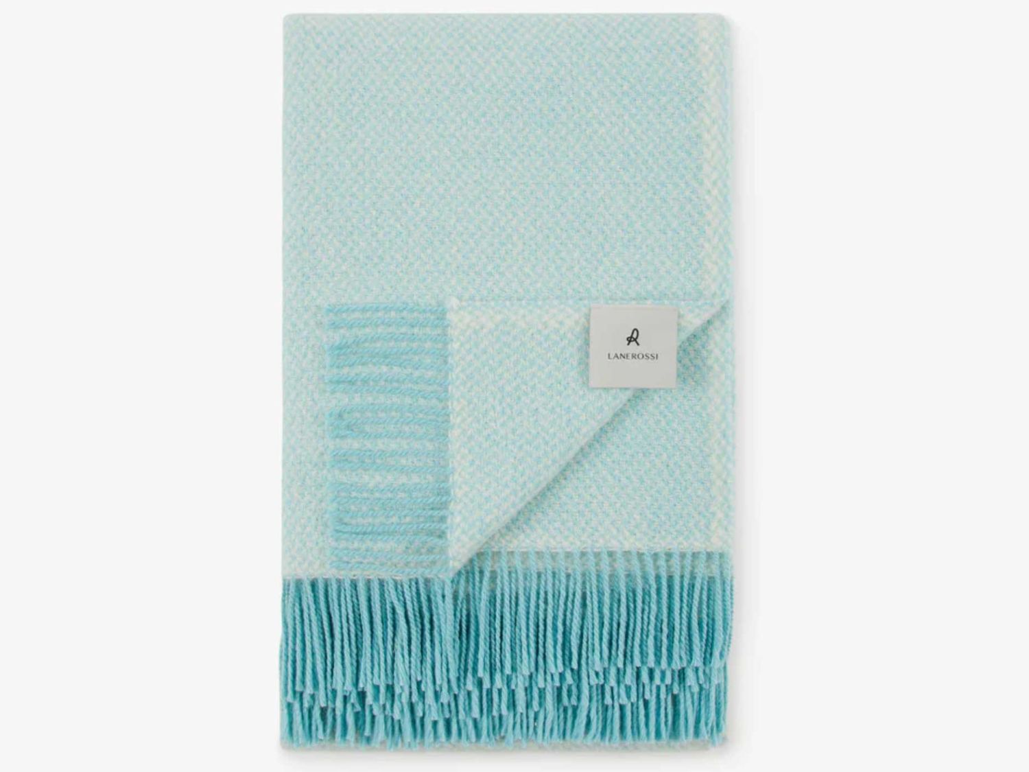 Lanerossi Northland Maxi Throw in Wool Throw Aqua