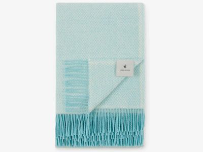 Lanerossi Northland Maxi Throw in Wool Throw Aqua