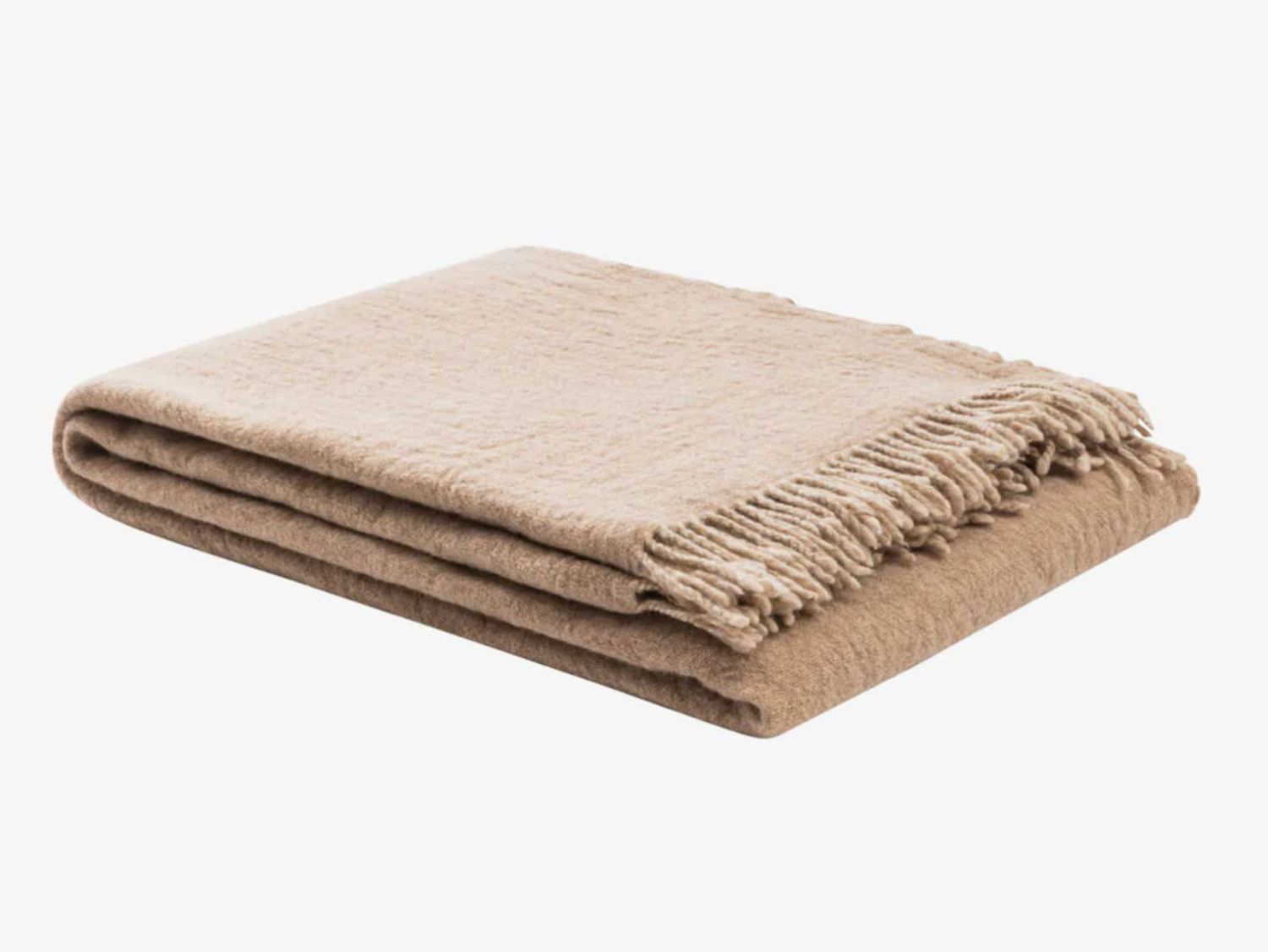 Lanerossi Dioniso Throw in Pure Extra-fine Merino Wool Throw Beige Chiaro