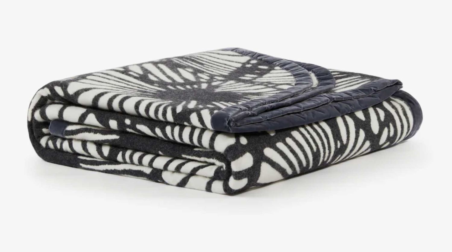 Lanerossi Thermocoperta Vintage Blanket in Pure Wool Black
