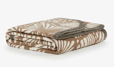 Lanerossi Thermocoperta Vintage Blanket in Pure Wool Brown